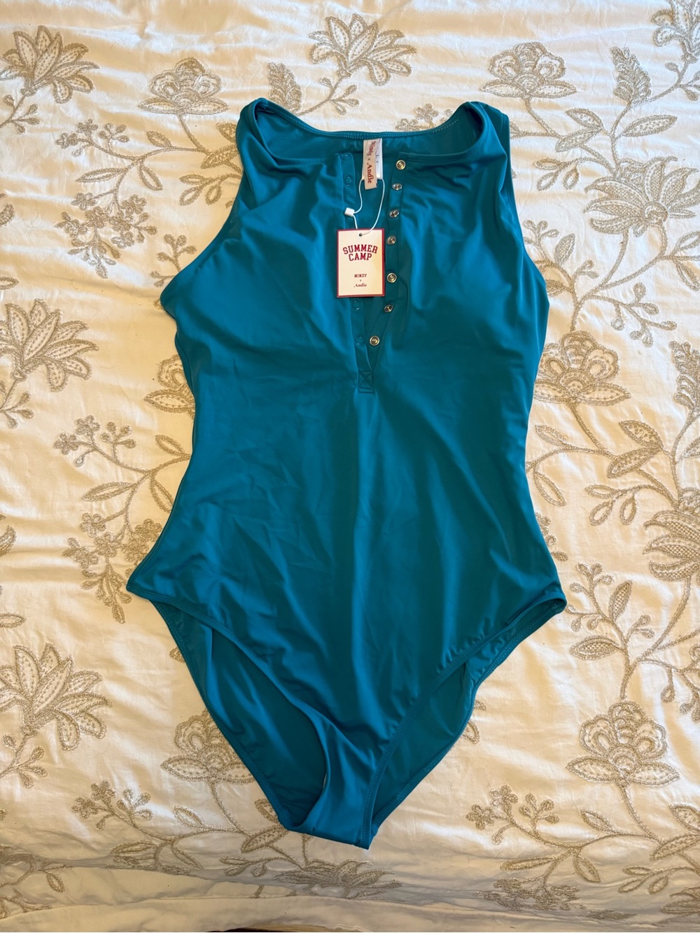Andie Swim- Malibu / Summer Camp Teal One-Piece Swimsuit